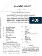 Design of A Morphing Airfoil Using Aerodynamic Shape Optimization