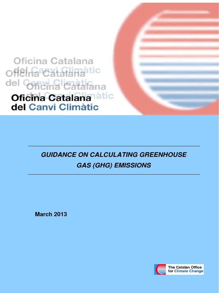 GHG Emissions Calculation Guidance | PDF | Emission Intensity ...