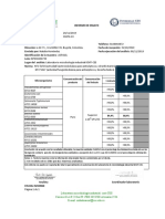 Informe de ensayo de ACTIGEL contra bacterias y hongos