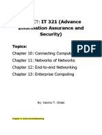 IT 321 Chapter 12: End to End Networking