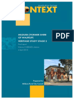 Mildura Former Shire of Walpeup Heritage Study Stage 2 Vol 3 Hermes Citations 4 April 2013