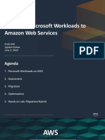 Migrating Microsoft Workloads To Amazon Web Services: Andy Hall Jignesh Suthar June 3, 2020