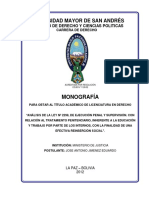 Universidad Mayor de San Andrés: Monografía