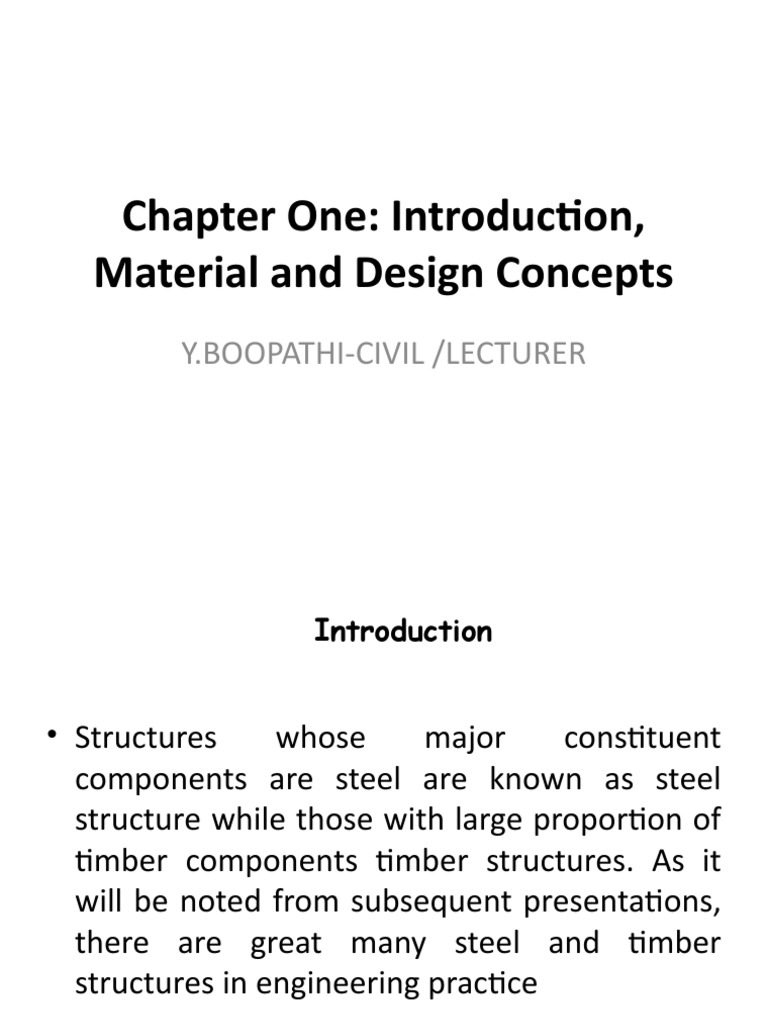 Steel and Timber Structures Overview | PDF | Deformation (Engineering ...