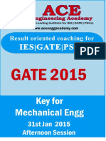 ME GATE2015 31jan Evening PDF