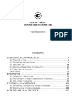 MKS 05 Terra With Bluetooth Channel Operating Manual