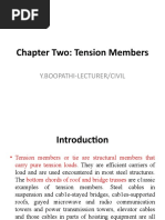 Chapter Two: Tension Members: Y.Boopathi-Lecturer/Civil