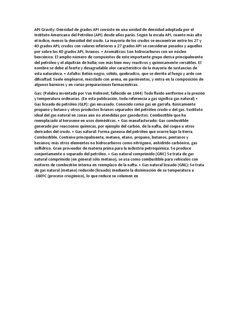 API Gravity | PDF