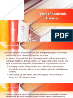 Types of Academic Libraries