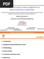 A Comparative Study of Various Algorithms To Detect Clustering in Spatial Data