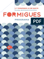 Programa Formigues Festival 2019