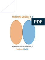 Market Mix Modelling: Why Aren't More Market Mix Modellers Using R?