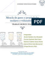 Trabajo Escrito. Mezcla de Gases PDF