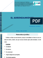 El Arrendamiento