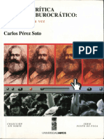 Carlos Pérez Soto - para Una Crítica Del Poder Burocrático PDF