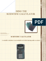 Using The Scientific Calculator