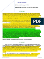 Petitioner vs. vs. Respondent: Second Division