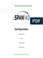 Steel Bridge Solutions: Steel Bridge Example Test Test Test Member Account 6/19/2012 10:23 AM