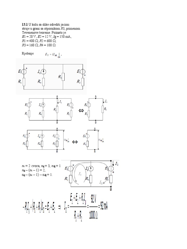 Elektrotehnika Zadaci | PDF