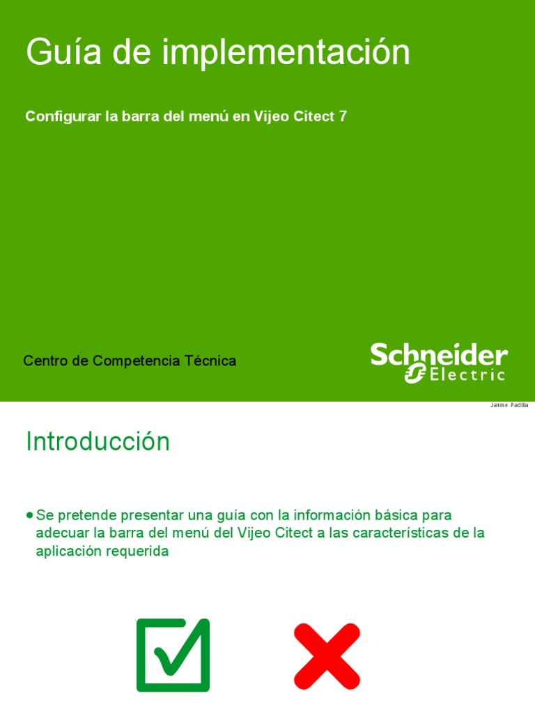 Configuración de Menú en Vijeo Citect 7 | PDF | Menú (Computación ...