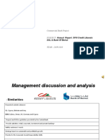 Commercial Bank Project: Annual Report 2018 Credit Libanais SAL & Bank of Beirut