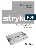 Reprocessing Guide: Shaver Handpiece Tray