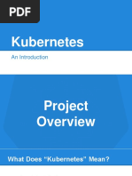 Introduction To Kubernetes (For Tech)