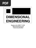 Dimensional Engineering: Based On The ASME Y14.5M - 1994 Dimensioning and Tolerancing Standard