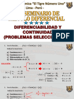 Seminario de Cálculo Diferencial - Diferenciablilidad y Continuidad PDF