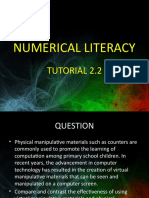 Numerical Literacy: Tutorial 2.2