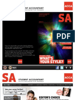 Student Accountant: Acca'S Magazine For Trainees