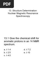 NMR Practice Problems and Solutions | PDF | Nuclear Magnetic Resonance ...