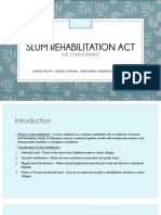 Slum Rehabilitation Act Summary