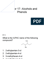 Chapter 17: Alcohols and Phenols