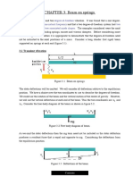 CHAPTER 3: Beam On Springs