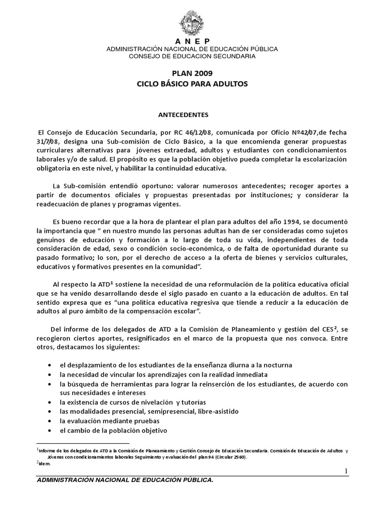Nuevo REPAG - Plan 2009 - 22-02-2016 | Descargar gratis PDF | Plan de ...
