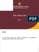 Verb To Be Explanation PDF