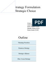 Unit 3 Strategy Formulation and Strategic Choice