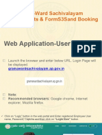 Grama-Ward Sachivalayam Bullock Carts & Forms3Sand Booking: Web Application-User Manual