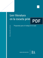 Paz. Leer Literatura en La Escuela Primaria Propuestas para El Trabajo en El Aula