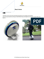 DIY Self Balancing One Wheel Vehicle PDF