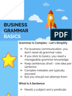 1.1 Grammar Basics PDF