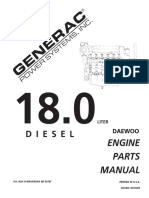 0E4342 Engine Parts Manual 18 Lts