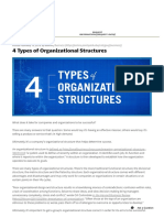 4 Types of Organizational Structures - Point Park Online