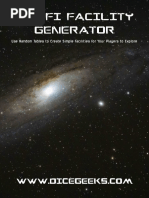 Sci-Fi Facility Generator