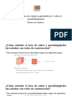 Calculando El Área de Cubos y Paralelepípedos