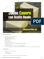 Cómo Hacer Jabón Casero Con Aceite Usado PDF