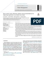 Door-To-Door Waste Collection: Analysis and Recommendations For Improving Ergonomics in An Italian Case Study