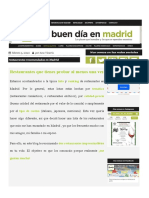 Un Buen Dia en Madrid - Adapted Text For Reading Comprehension in Spanish