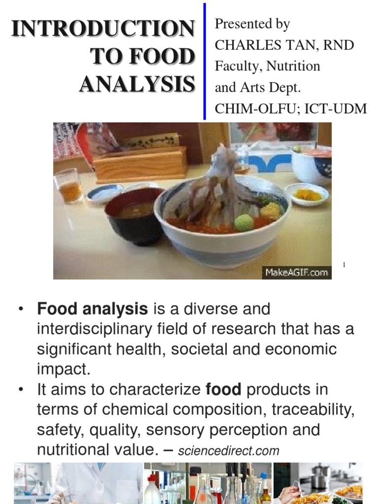 Food Analysis: Importance and Techniques | PDF